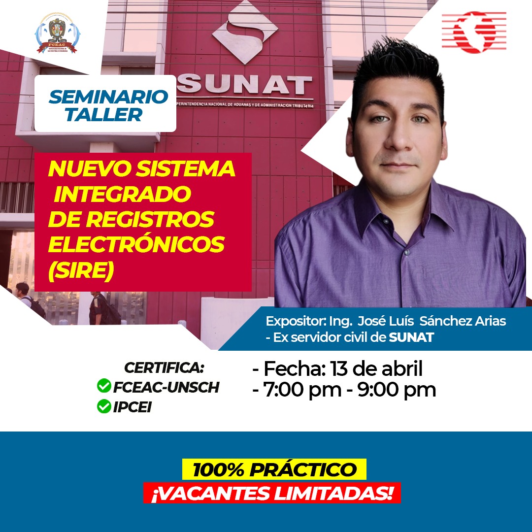 Curso Nuevo Sistema Integrado de Registros Electrónicos (SIRE)
