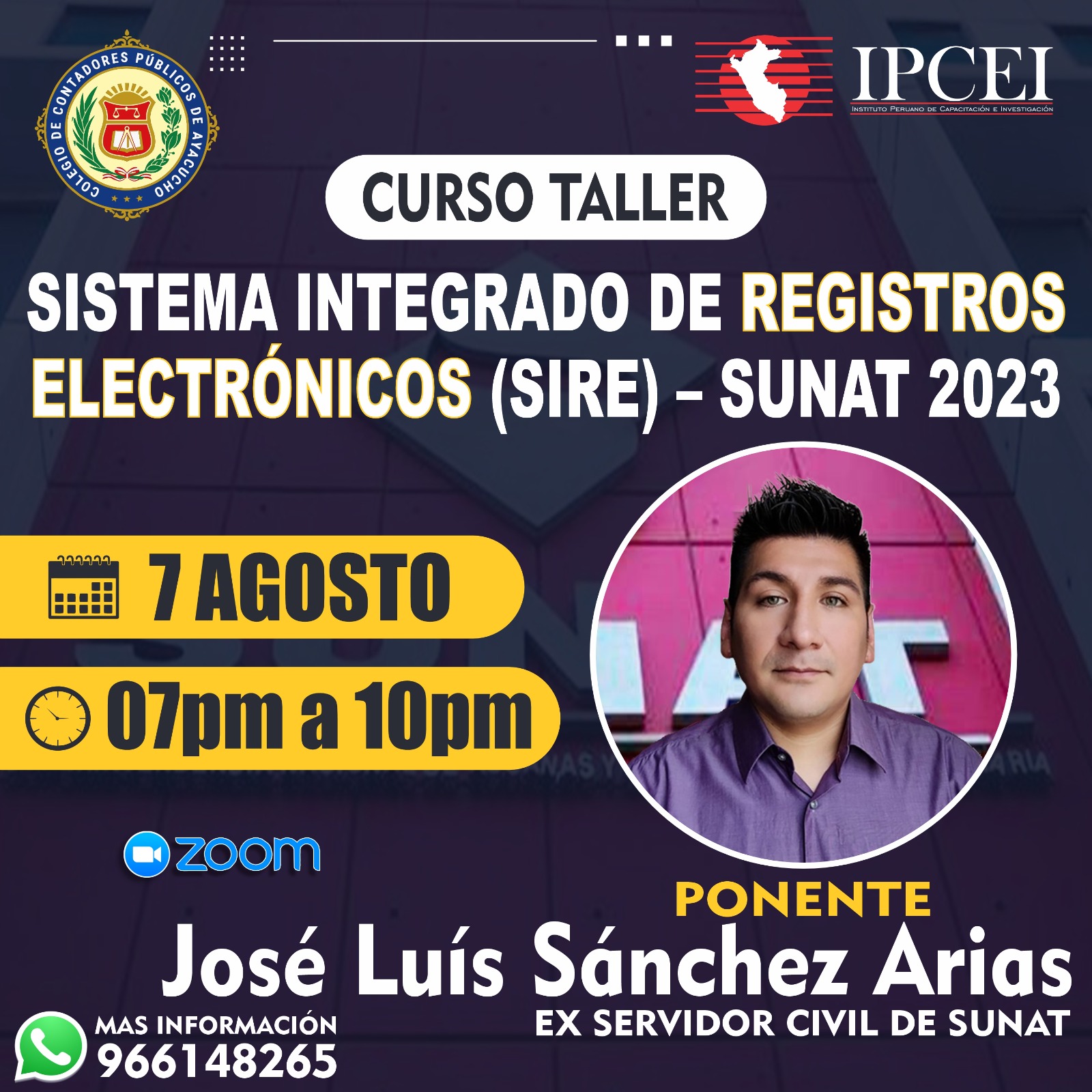 Sistema Integrado de Registros Electrónicos (SIRE) - SUNAT 2023