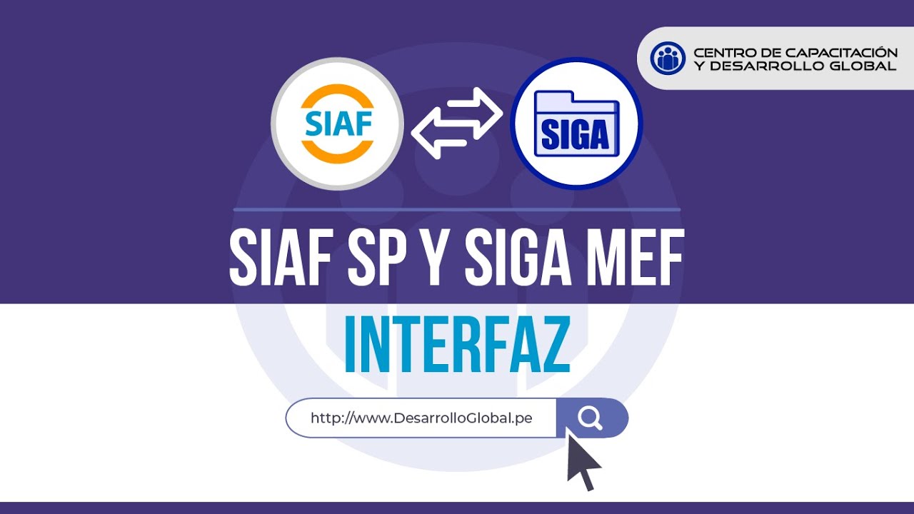 Curso - Taller SIGA Básico Interfaz SIAF - 2023