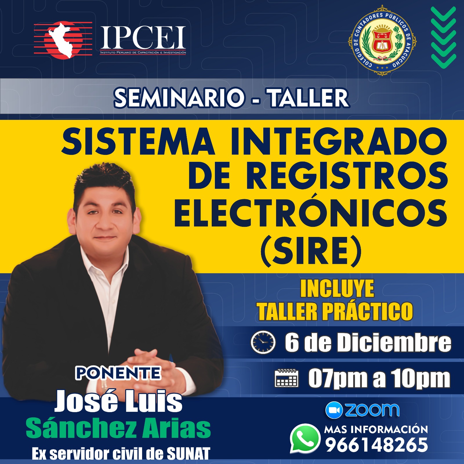 Curso - Taller Sistema Integrado de Registros Electrónicos (SIRE) - 2023 II