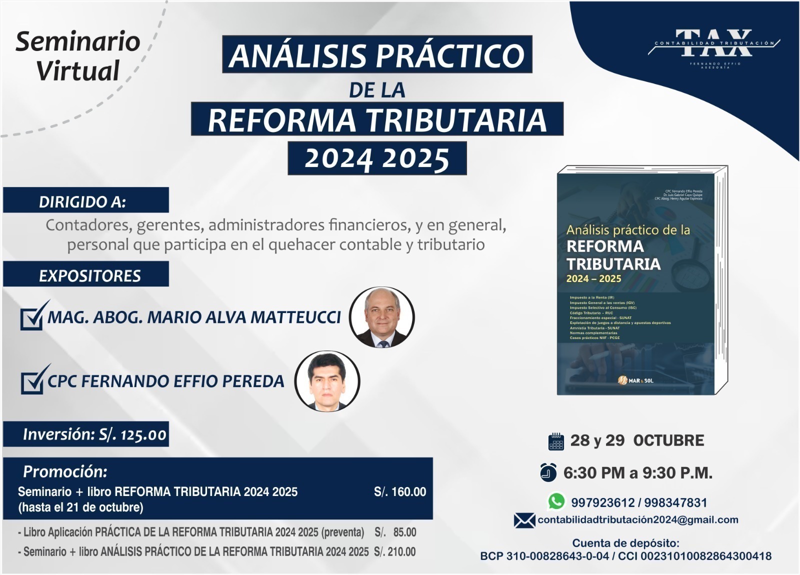 Curso Análisis Práctico de la Reforma Tributaria 2024 - 2025