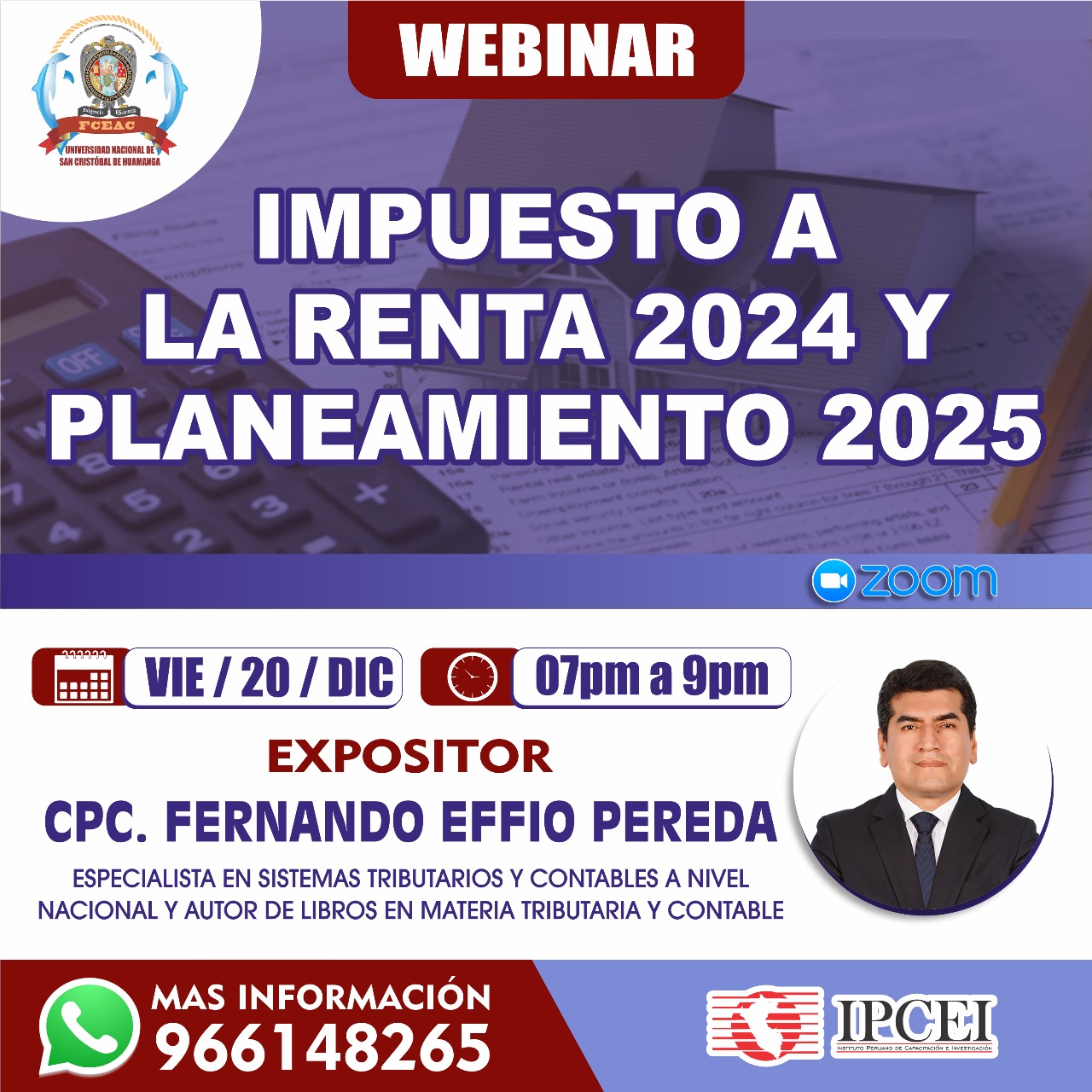 Curso de Impuesto a la Renta 2024 y Planeamiento 2025